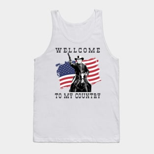 trump for america cowboy T-Shirt Tank Top